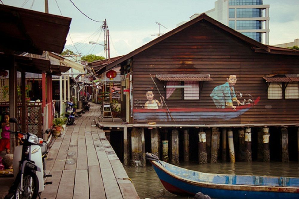khu nha go chew jetty