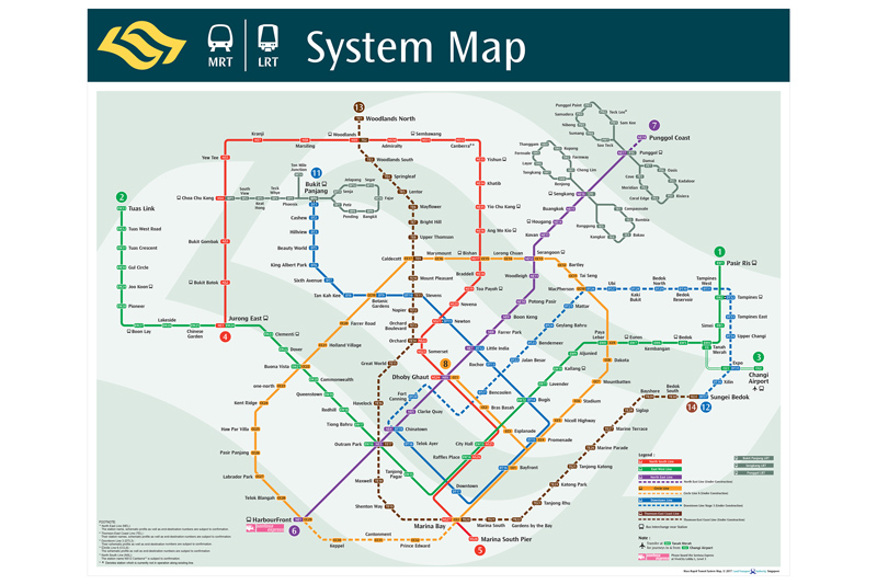 Hướng dẫn chi tiết cách đi MRT (tàu điện ngầm) ở Singapore