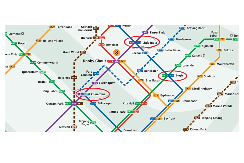 Hướng dẫn chi tiết cách đi MRT (tàu điện ngầm) ở Singapore