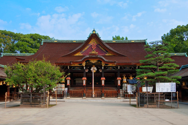 nơi thờ chính của Đền Osaka Tenmangu
