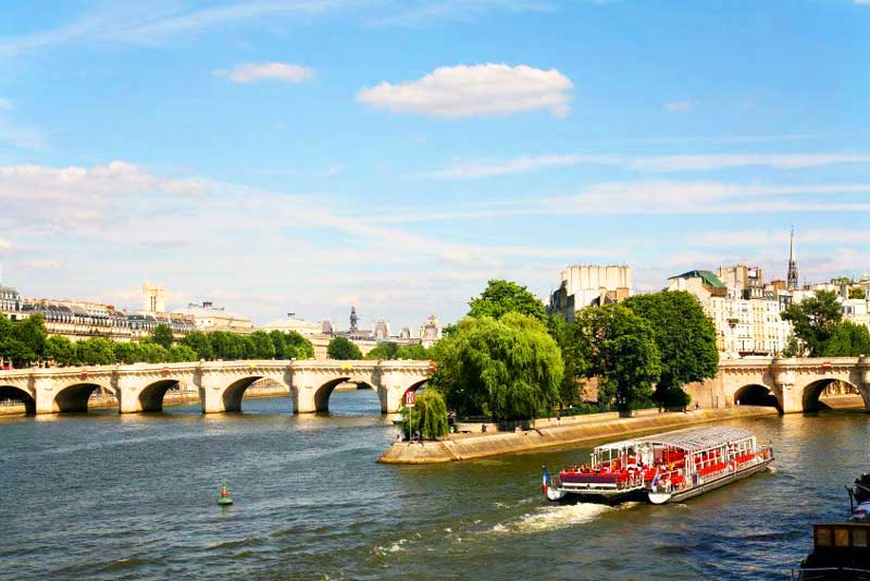 Cầu Pont des Arts (pont des Arts Bridge) Paris, Pháp