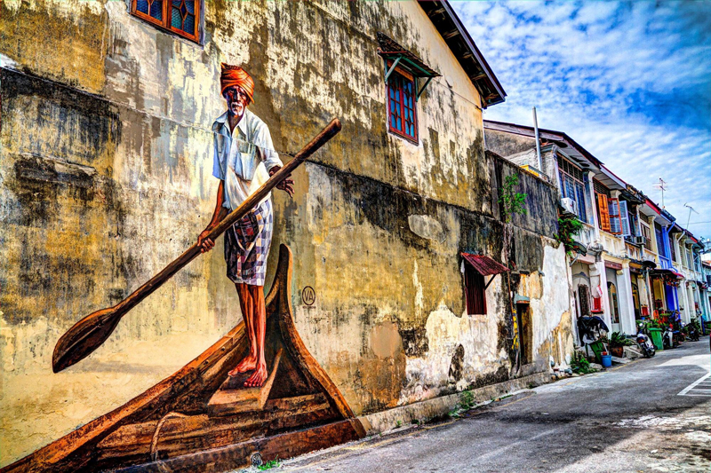 Con đường nghệ thuật ở George Town (Street Art)