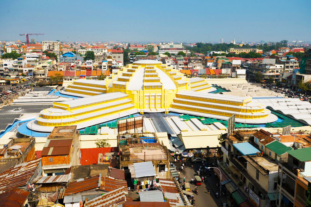 Chợ trung tâm Phnom Penh Phnom Penh, Campuchia