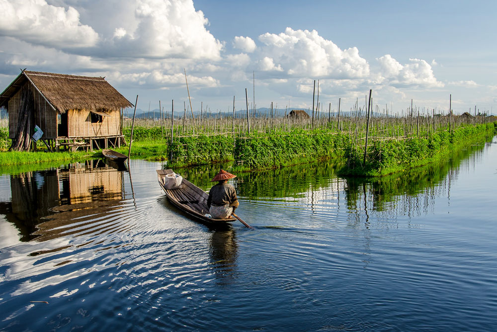 vuon noi cua nguoi dan tren ho inle