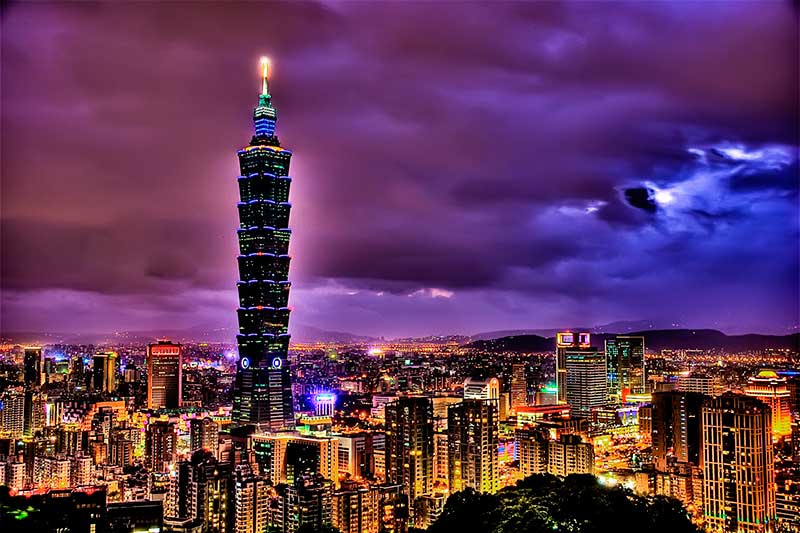 Tháp Taipei 101 Taipei, Taiwan ( Đài Loan )