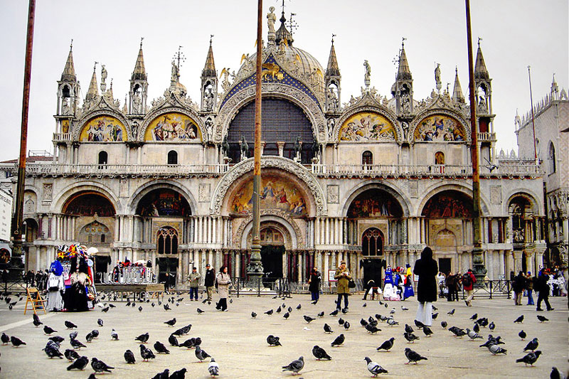 Vương cung Thánh đường Thánh Marco (Saint Mark's Basilica) Venice, Italia  (Ý)