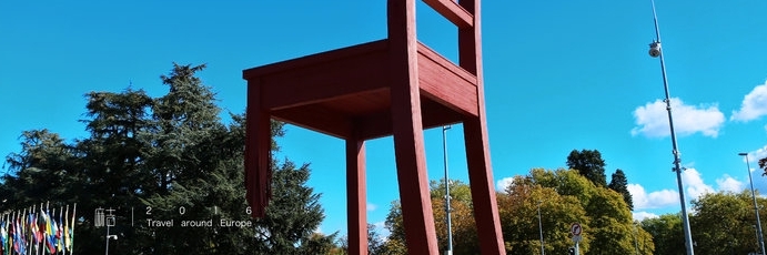 Ghế Chân Gãy - Biểu tượng Tổ chức Chống bom mìn quốc tế (Broken Chair)