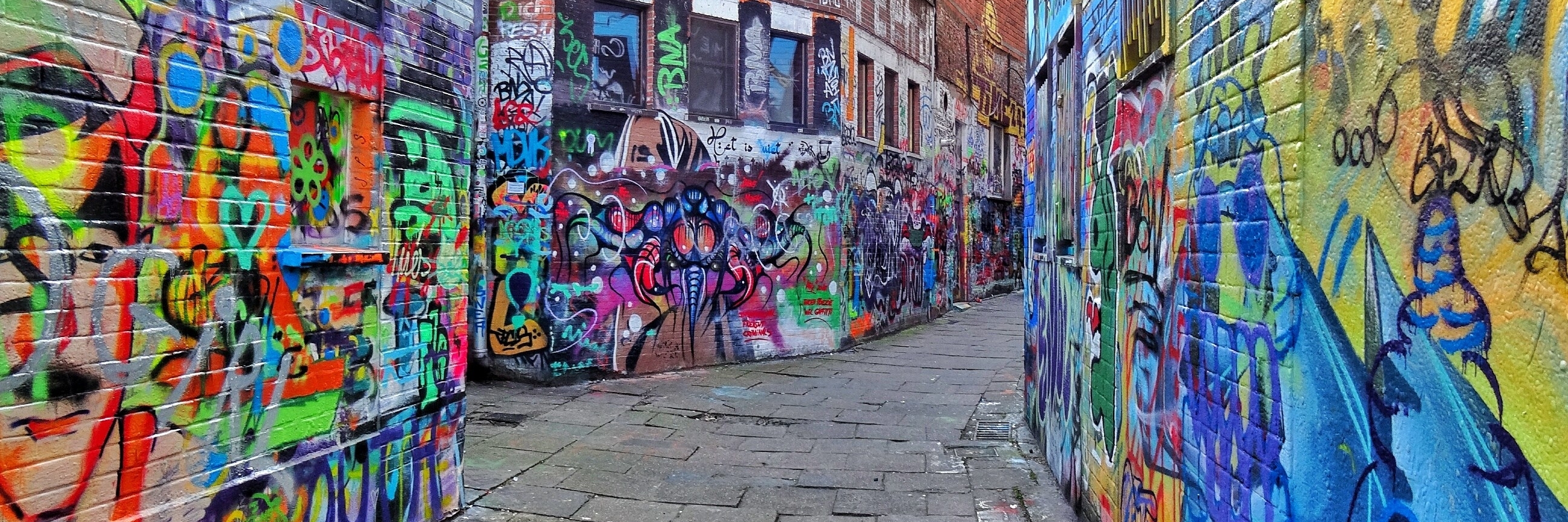 Con đường graffiti Werregarenstraat (Werregarenstraat)