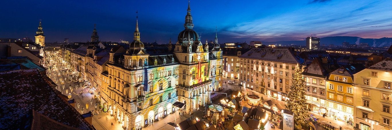 Quảng trường trung tâm thành phố Graz (Hauptplatz)