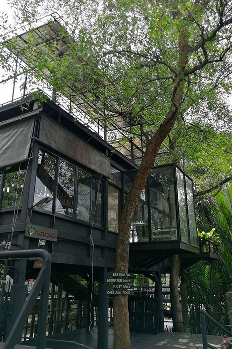 Xuất hiện "resort lơ lửng trên cây" đang gây sốt giới trẻ Bangkok