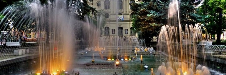 KHÔNG GIAN YÊN BÌNH TẠI ĐÀI PHUN NƯỚC ÂM NHẠC, KOSICE