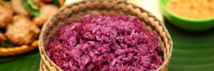 Đặc sản xôi tím