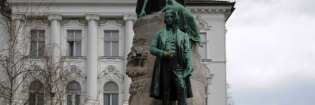 Đài tưởng niệm France Preseren (France Preseren statue)