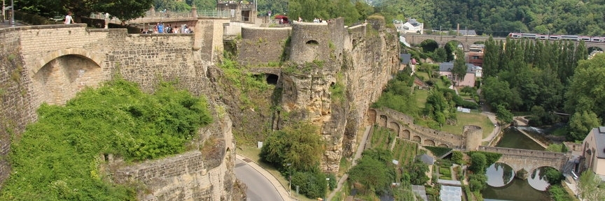 Sân ngắm cảnh ở Luxembourg (Chemin de la Corniche)