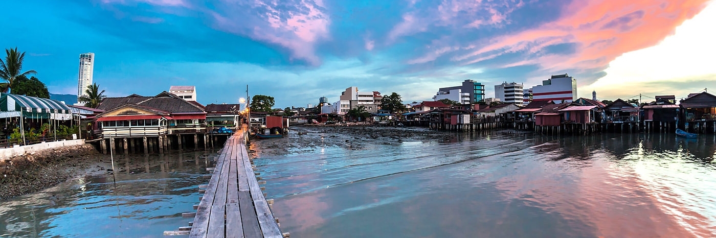 Ngôi làng chài Clan Jetties