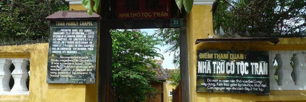 Nhà thờ cổ tộc Trần - Hội An
