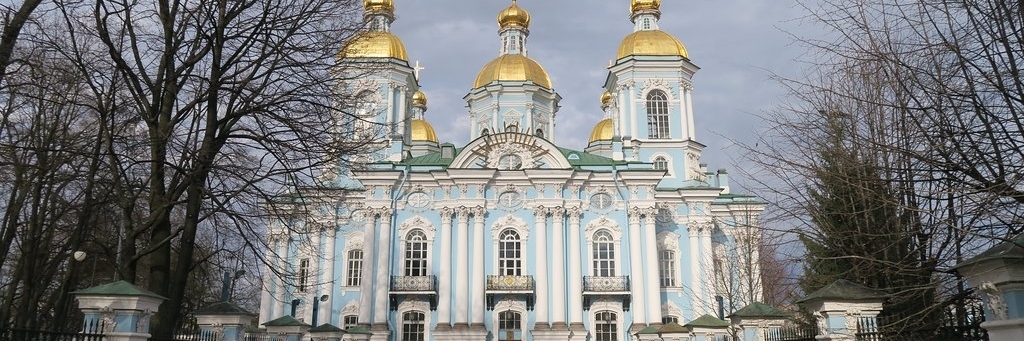 Nhà thờ Thánh Nicholas (Nicholas Naval Cathedral of The Epiphany) Saint  Petersburg, Russia (Liên Bang Nga)