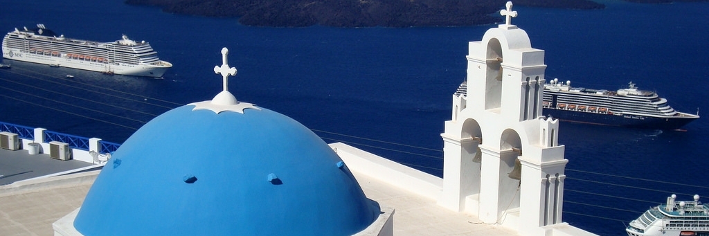 Nhà thờ Lớn ở Santorini (Santorini Blue Top Church)