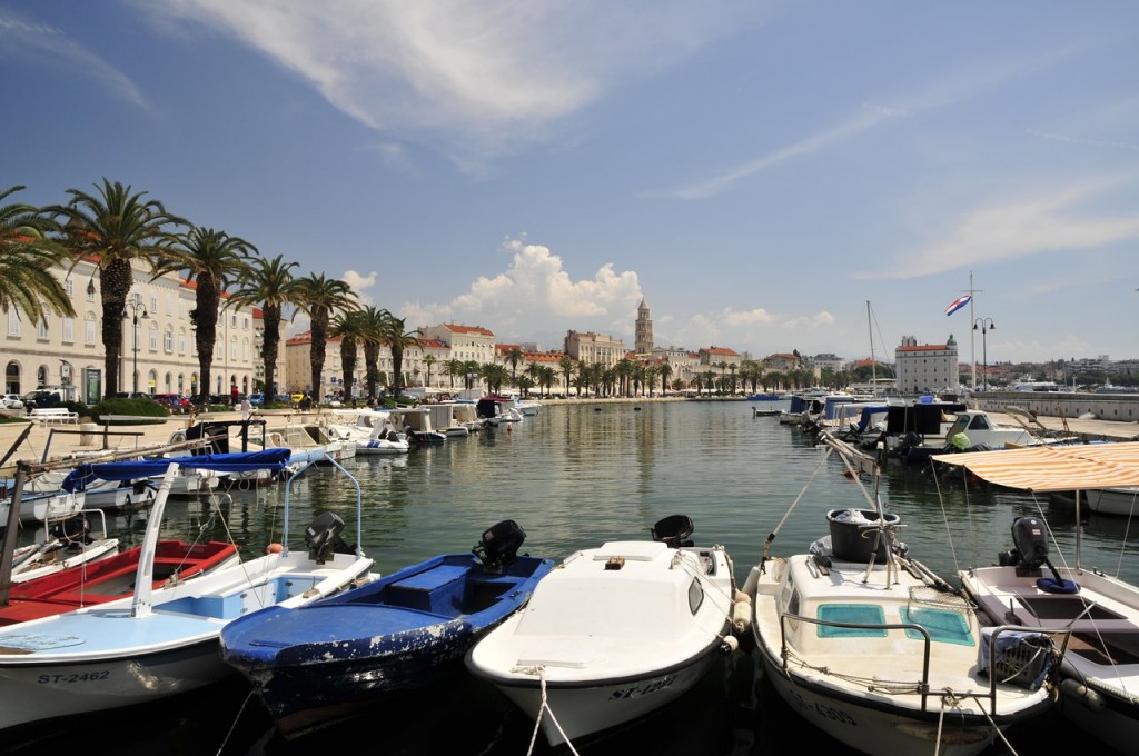 Cảng Riva (Riva Harbor) Split, Croatia