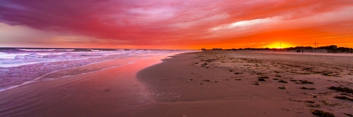 Bãi biển cảng Ar Kansas (Port Aransas Beach)