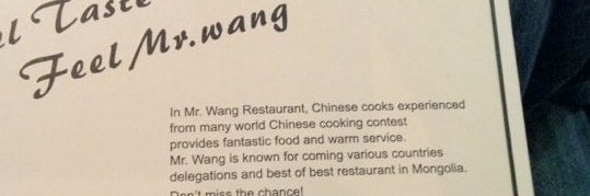 Nhà hàng Mr Wang